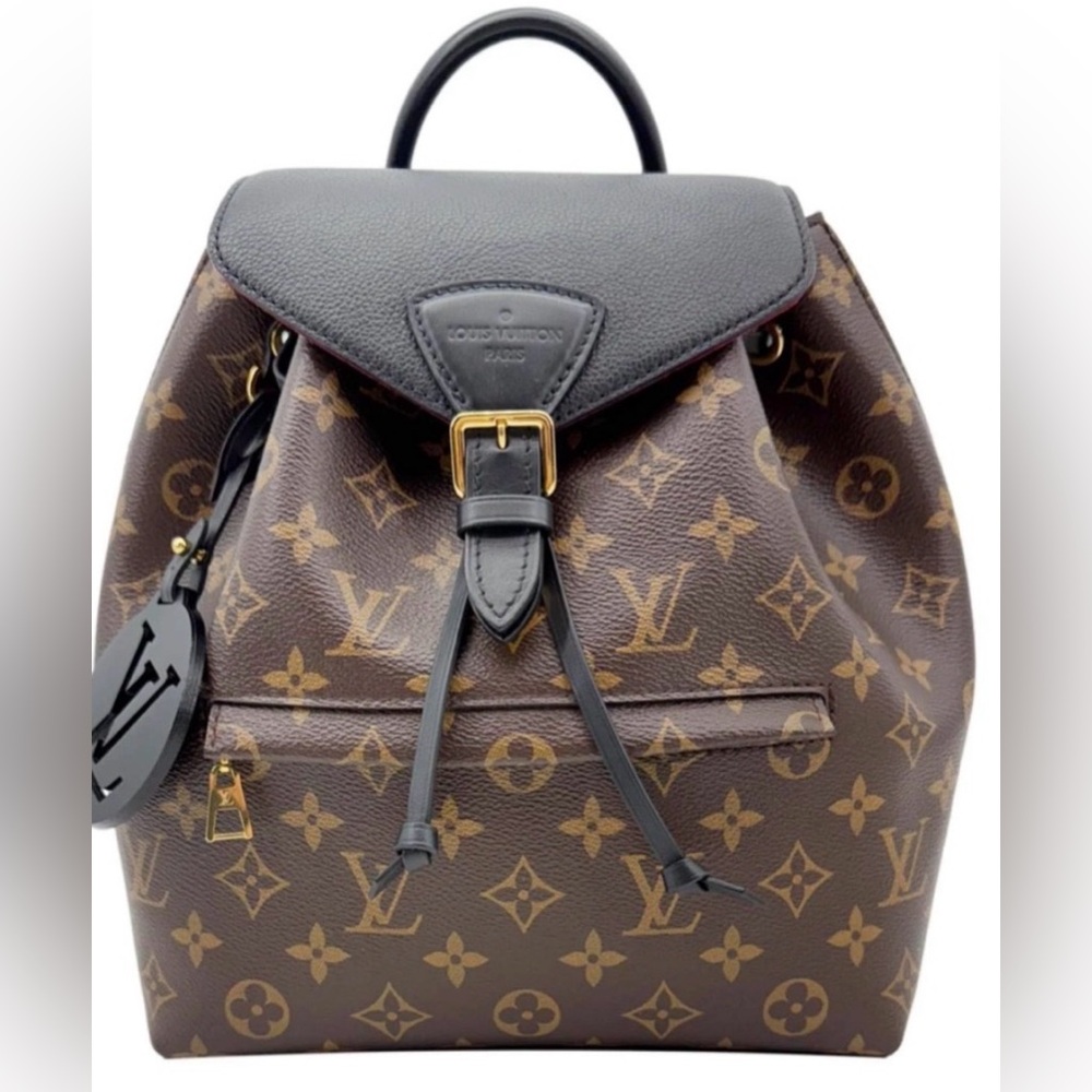 Louis Vuitton Brown and Black Monogram Backpack